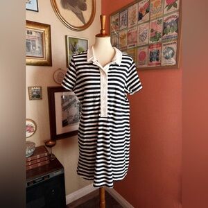 Universal Thread  Short Sleeve Knit Mini Shirtdress